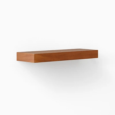 Volume (24"x 8"D) Floating Shelf, Oak