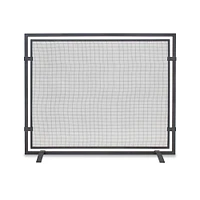 Sinclair Fireplace Screen, Natural Iron, 39x31