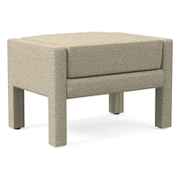 Open Box: Scarlett Ottoman, Poly, Chunky Boucle, Sand