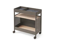 Stella Cart by Most Modest, Small, Fixed, Light Grey Felt, Deep Space