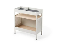 Stella Cart by Most Modest, Small, Fixed, Light Grey Felt, Deep Space