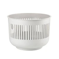 Ume Small Laundry Open Basket, White