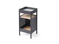 Stella Cart by Most Modest, Small, Fixed, Light Grey Felt, Deep Space