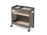 Stella Cart by Most Modest, Small, Fixed, Light Grey Felt, Deep Space