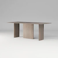 Farrow Counter Height Communal Table, 96", Blonde on Oak