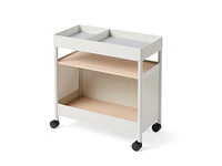 Stella Cart by Most Modest, Small, Fixed, Light Grey Felt, Deep Space