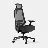 Branch Ergonomic Chair Pro Headrest, Mesh Fabric, Black/Black