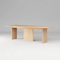 Farrow Counter Height Communal Table, 96", Blonde on Oak