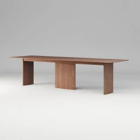 Farrow Counter Height Communal Table, 96", Blonde on Oak