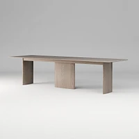 Farrow Counter Height Communal Table, 96", Blonde on Oak