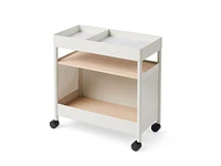 Stella Cart by Most Modest, Small, Fixed, Light Grey Felt, Deep Space