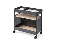 Stella Cart by Most Modest, Small, Fixed, Light Grey Felt, Deep Space