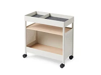 Stella Cart by Most Modest, Small, Fixed, Light Grey Felt, Deep Space