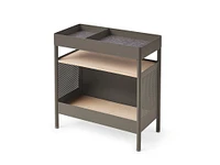 Stella Cart by Most Modest, Small, Fixed, Light Grey Felt, Deep Space