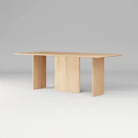 Farrow Counter Height Communal Table, 96", Blonde on Oak