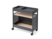 Stella Cart by Most Modest, Small, Fixed, Light Grey Felt, Deep Space