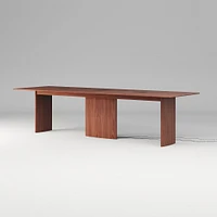 Farrow Counter Height Communal Table, 96", Blonde on Oak