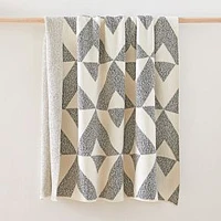 Happy Habitat Recycled Cotton Throw, Reversed Marled