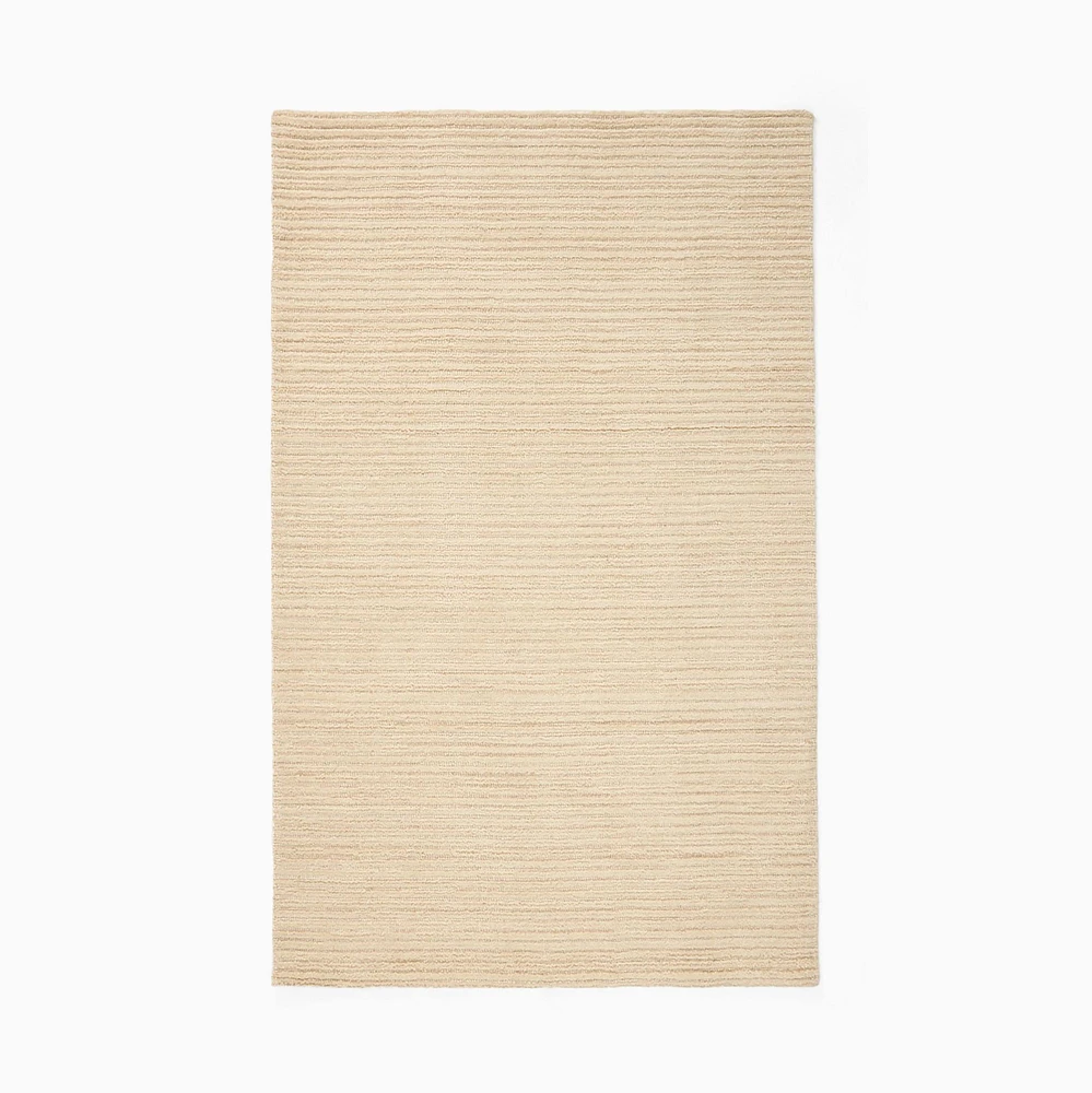 Chip & Dent: Lumini Performance Wool Rug, Ivory, 6x9