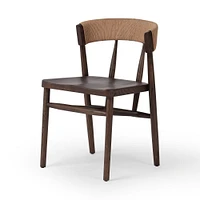 Steuben Indoor Dining Chair, Drifted Oak, No Cushion