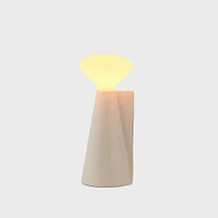 Mantle 7.5" Portable Lamp, Stone