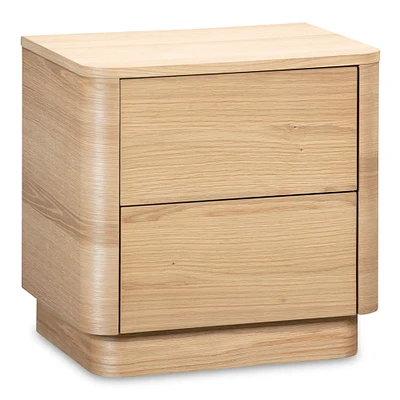 Rina 20" Nightstand, Oak