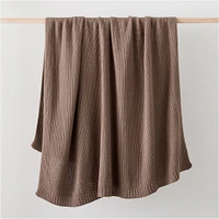 Cotton Knit Throw, 50"x60", Natural