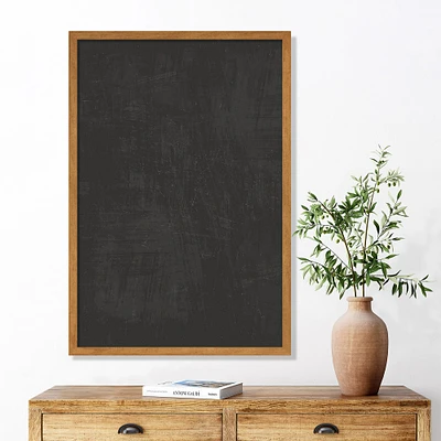 Framed chalkboard with almond frame and chalk ink markers, Medium