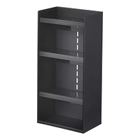 Tower Makeup Organizer Slanted Shelves Black