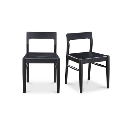 Amsterdam Dining Chair, Black, Set Of 2