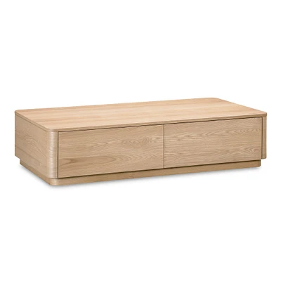 Rina 55" Coffee Table, Oak