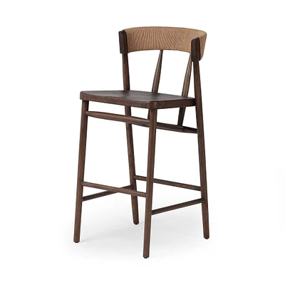 Steuben Counter Stool, Drifted Oak