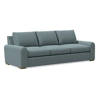 Hadley 78" Sofa Bench, Prfm Yarn Dyed Ln Wve, Alabaster, Al