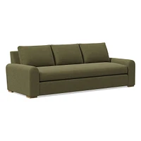 Hadley 78" Sofa Bench, Prfm Yarn Dyed Ln Wve, Alabaster, Al