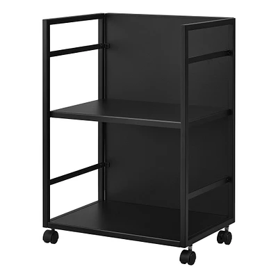 Tower Two Tier Hideaway Storage Cart White