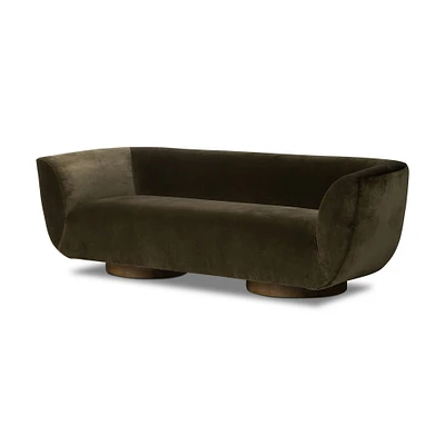 Harlyn 87" Sofa, Gibson Taupe, Weathered Sepia