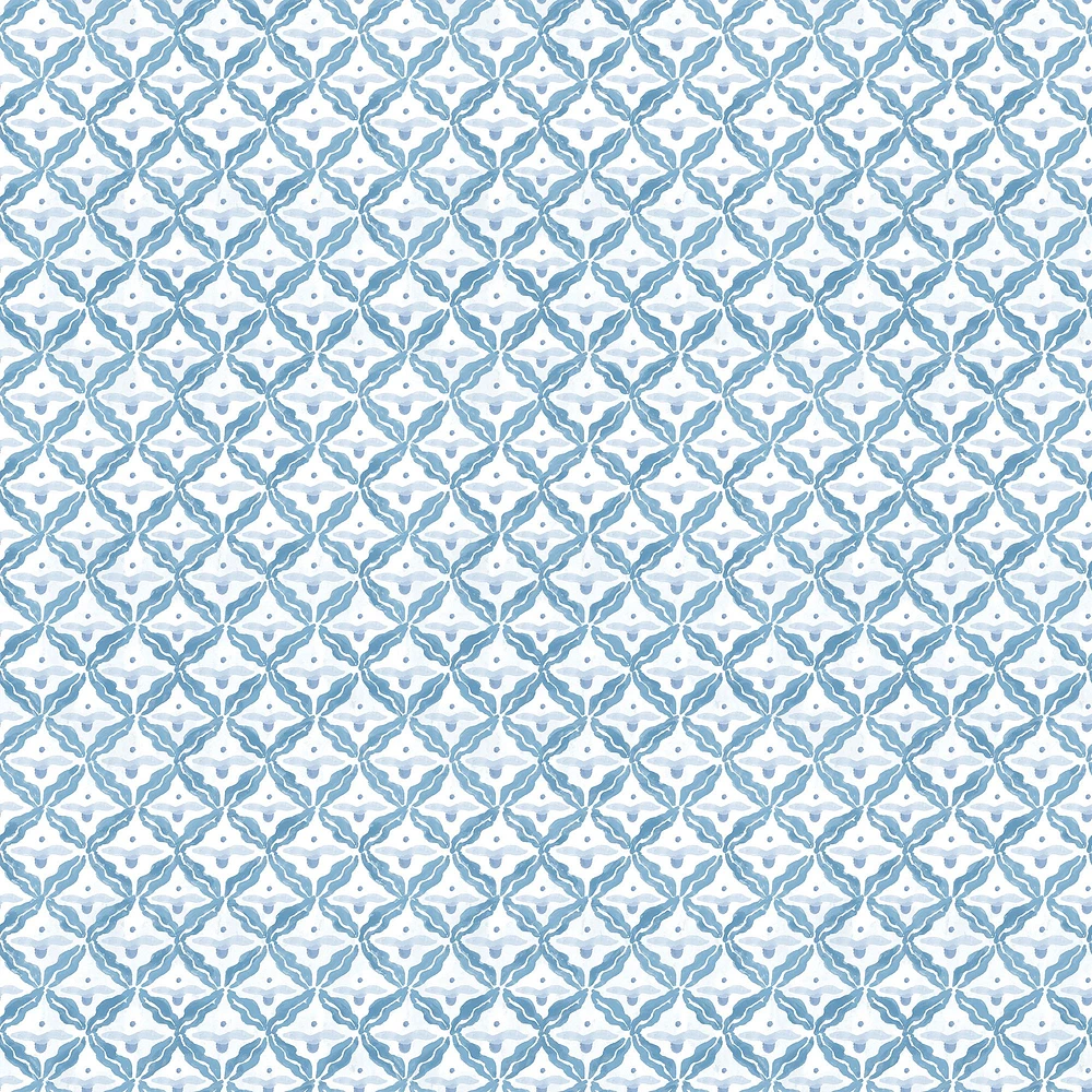 Samara Peel and Stick Wallpaper, Light Blue, 2x4 ft Panel