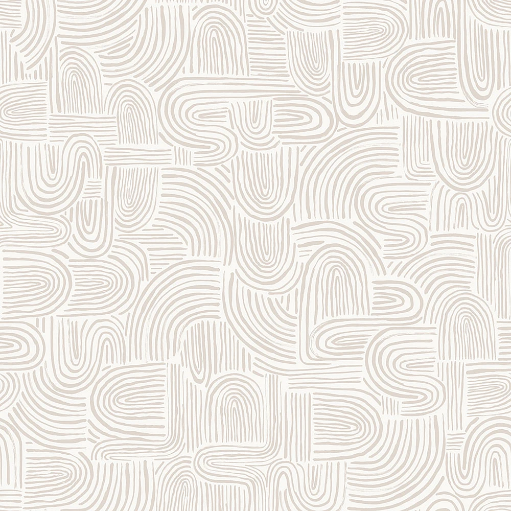 Swell Peel and Stick Wallpaper, Sand Swirl