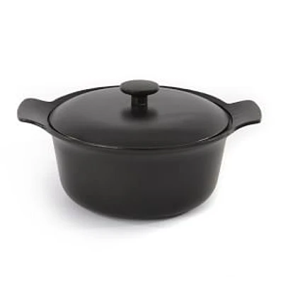 Ron 10" Cast Iron Covered Stockpot, 4.4 qt, Green