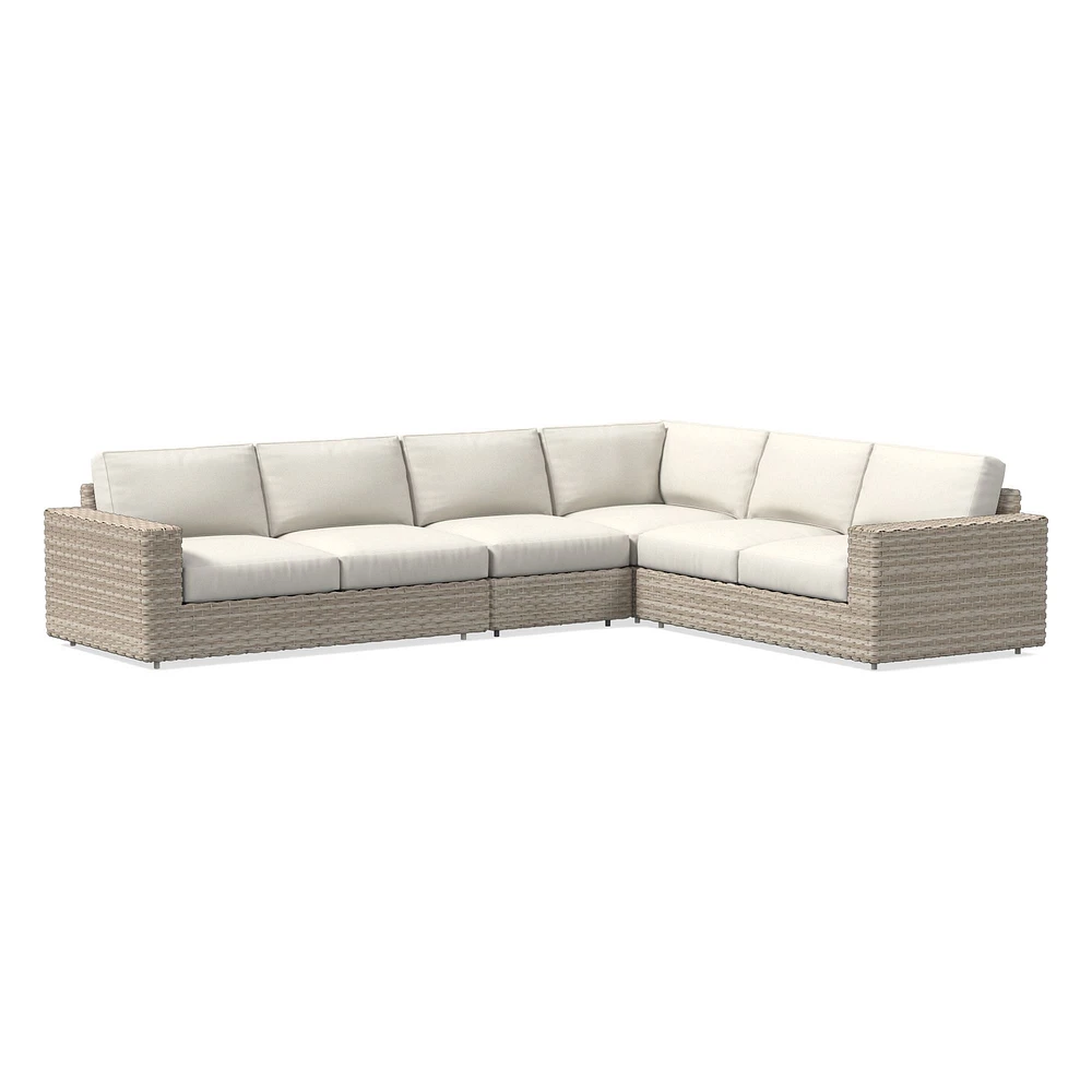 Portside 66" Dining Bench Outdoor Cushion Covers, Sunbrella® Canvas