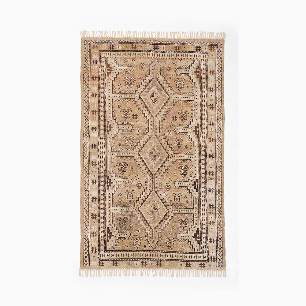 Chip & Dent: Delia Reversible Rug, Honey, 6x9