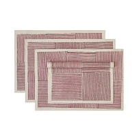 Placemats, Carmine, Set Of 4