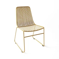 Slope Outdoor  Stacking Chair, Antique Bronze