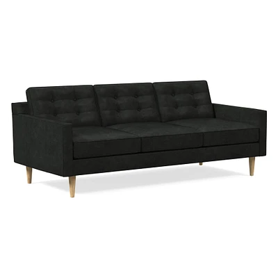 Dalton 82" Sofa, Saddle Leather, Nut, Almond