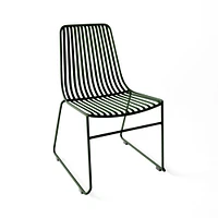 Slope Outdoor  Stacking Chair, Antique Bronze