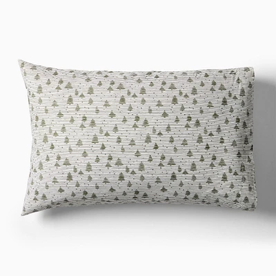 Forest Fable Standard Pillowcase, Set of 2, Dark Olive