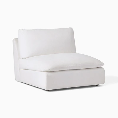 Hampton L-Armchair Poly Native Linen White