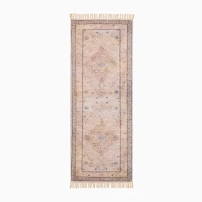 Chip & Dent: Azalea Reversible Persian Rug 2.5x7 Sand