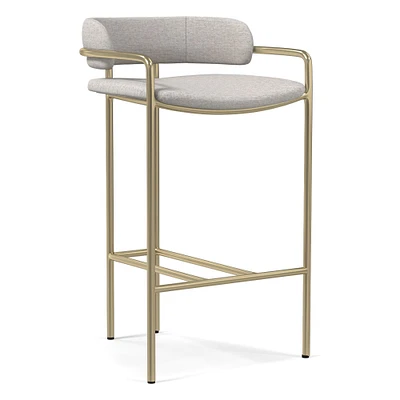 Chip & Dent: Lenox Counter Stool, Twill, Sand, Light Bronze