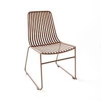 Slope Outdoor  Stacking Chair, Antique Bronze